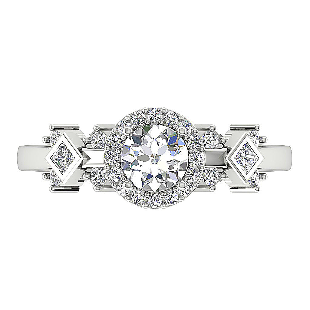 DesignerNaturalDiamond14kWhiteGoldRing