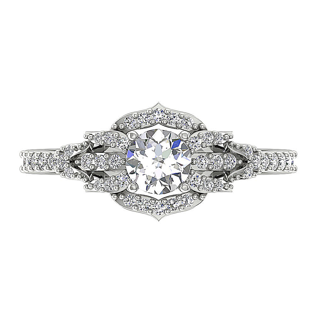 DesignerNaturalDiamond14kWhiteGoldRing