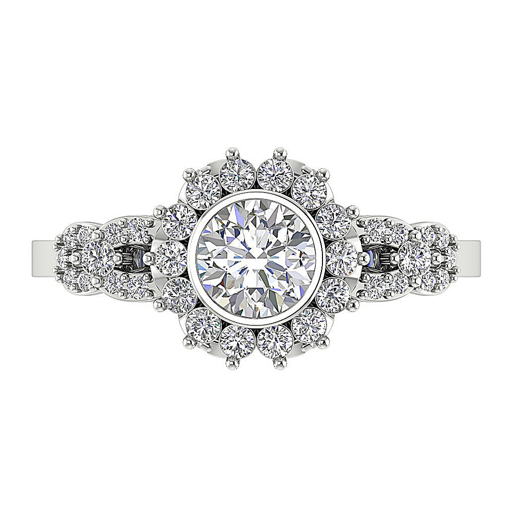 DesignerNaturalDiamond14kWhiteGoldRing