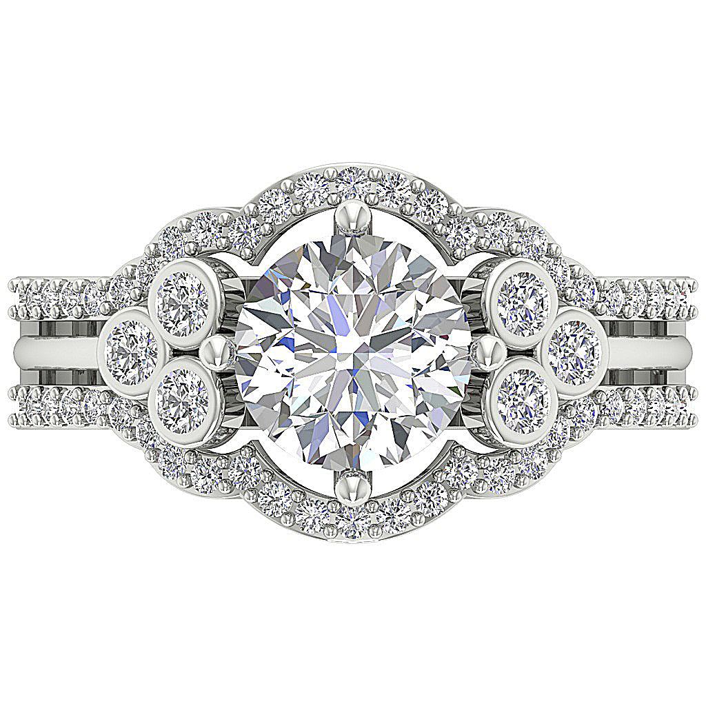 DesignerNaturalDiamond14kWhiteGoldRing