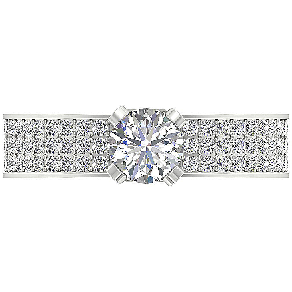 DesignerNaturalDiamond14kWhiteGoldRing