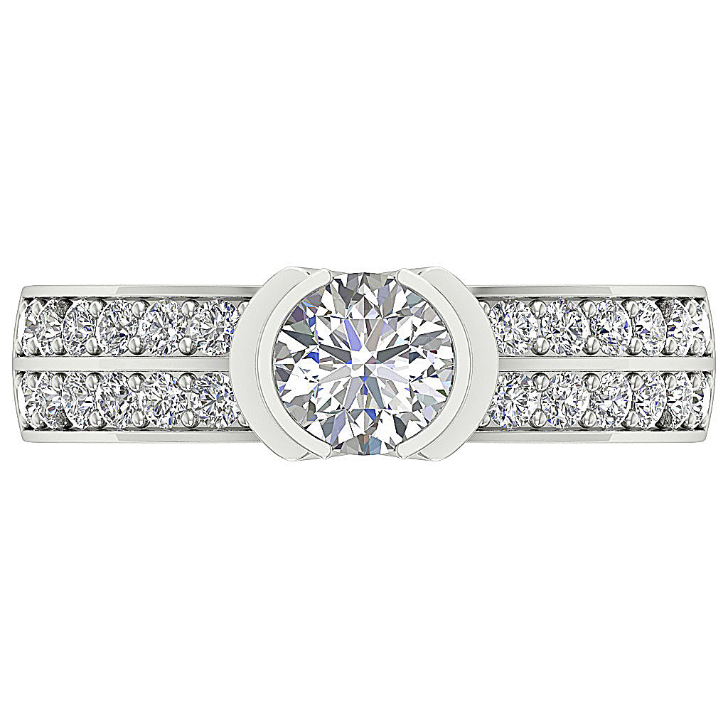 DesignerNaturalDiamond14kWhiteGoldRing