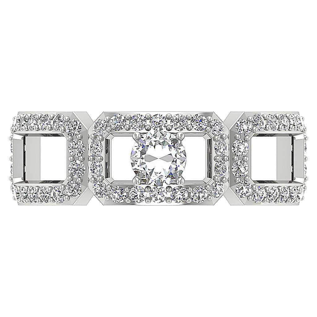 DesignerNaturalDiamond14kWhiteGoldRing