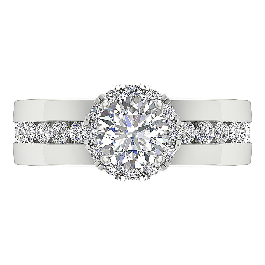 DesignerNaturalDiamond14kWhiteGoldRing