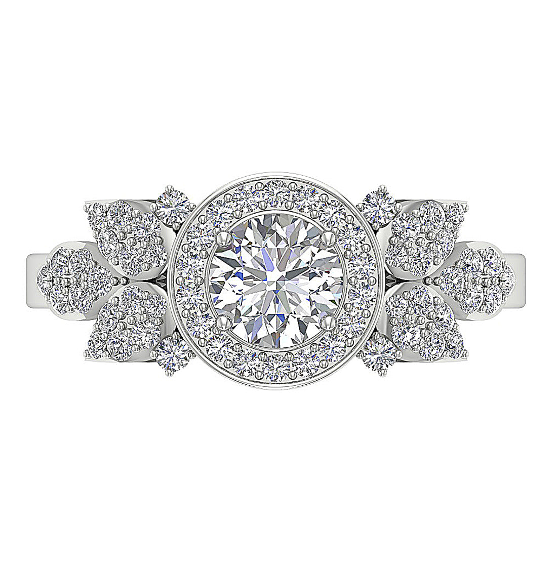 DesignerNaturalDiamond14kWhiteGoldRing