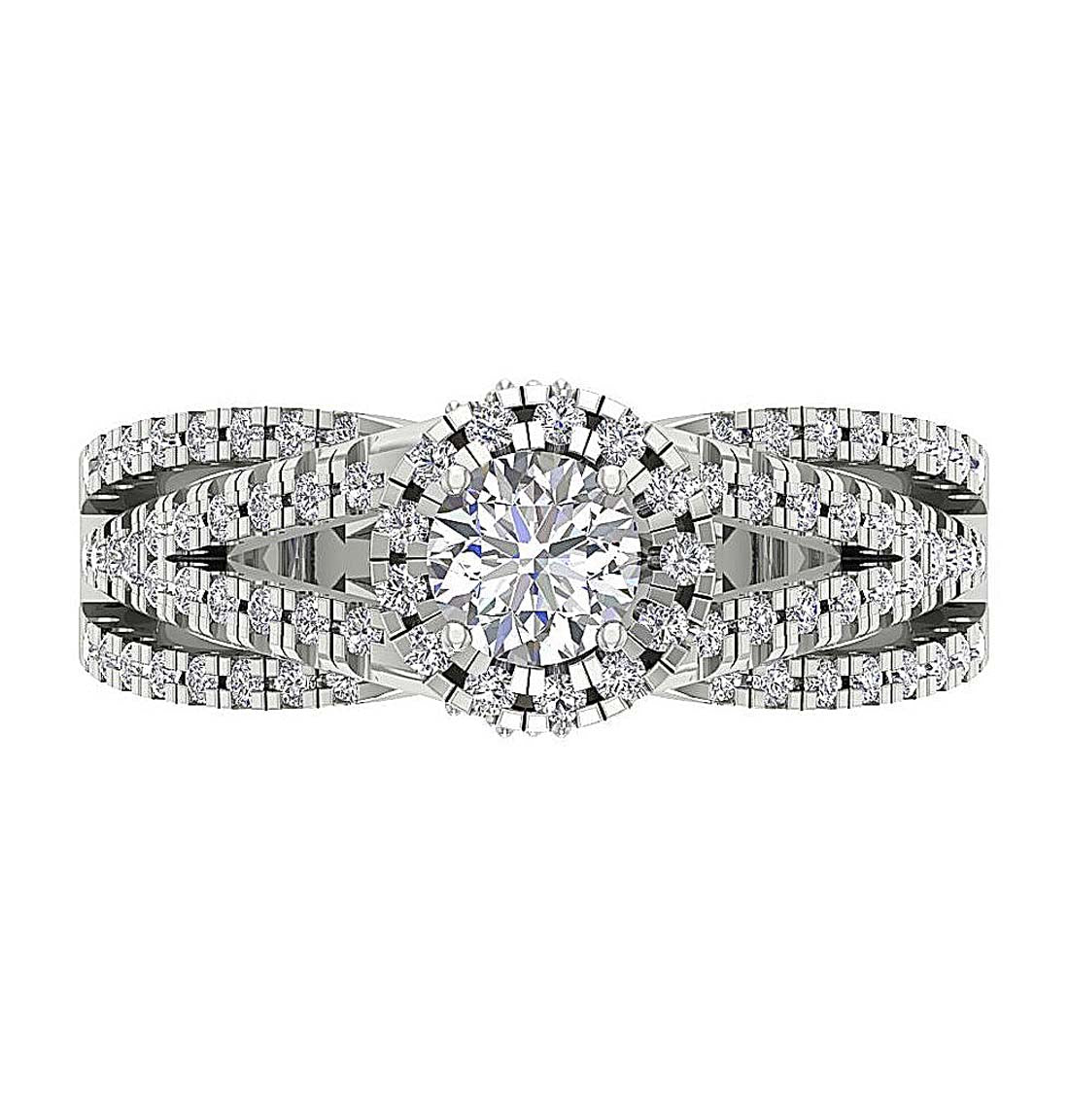 DesignerNaturalDiamond14kWhiteGoldRing