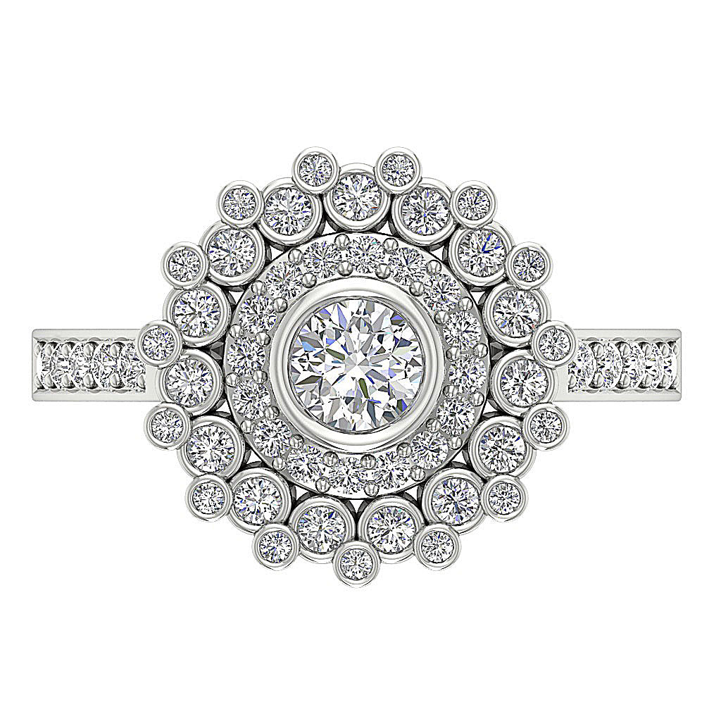 DesignerNaturalDiamond14kWhiteGoldRing