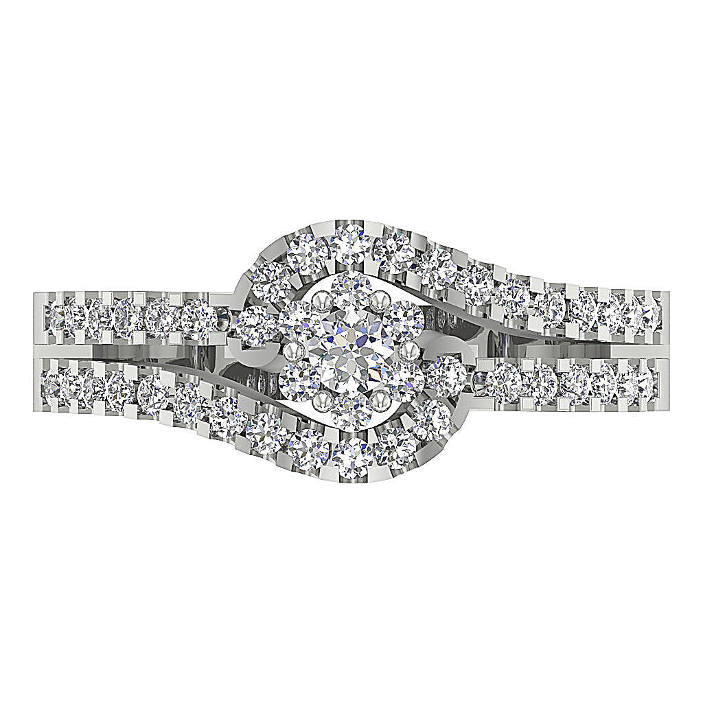 DesignerNaturalDiamond14kWhiteGoldRing