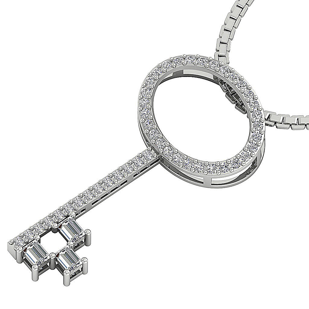 DesignerProngSet14kSolidGoldPendants