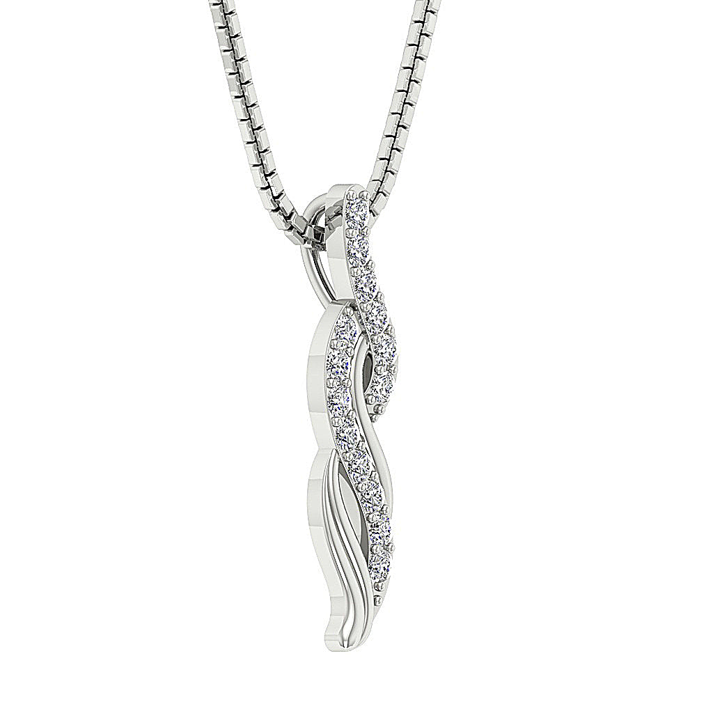 DesignerNaturalCutDiamondWhiteGoldPendants