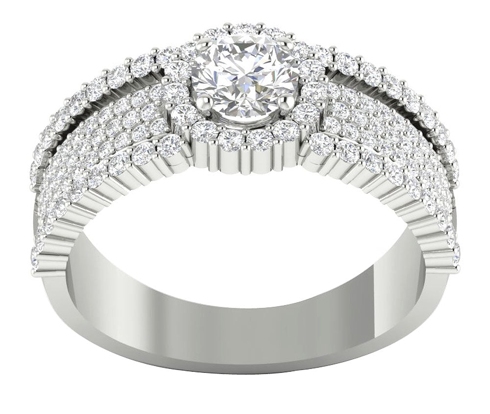 DesignerSolitaire14kWhiteGoldAnniversaryRing