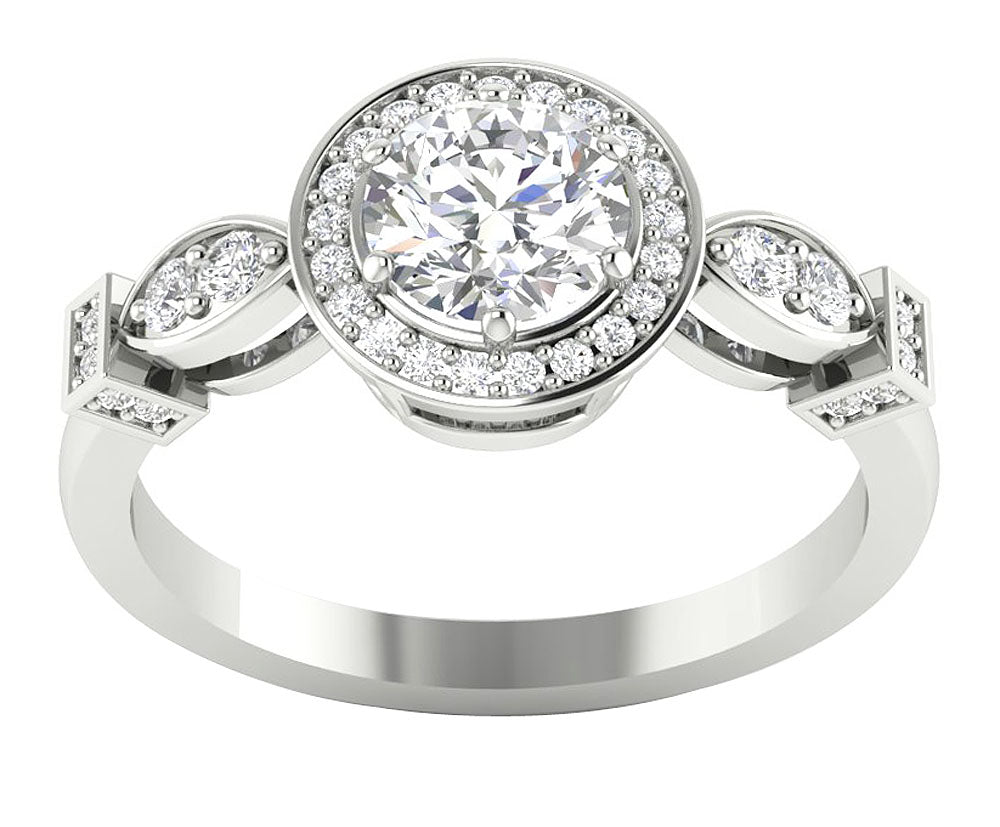 DesignerSolitaire14kSolidGoldRing