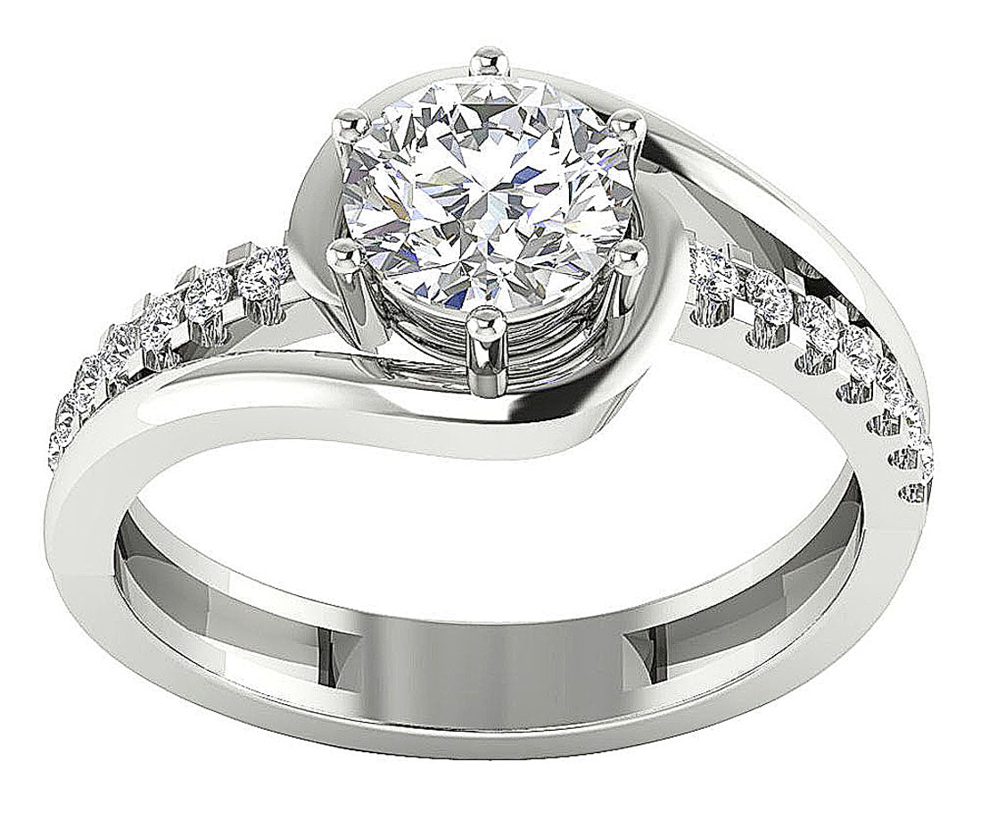 DesignerSolitaire14kWhiteGoldAnniversaryRing