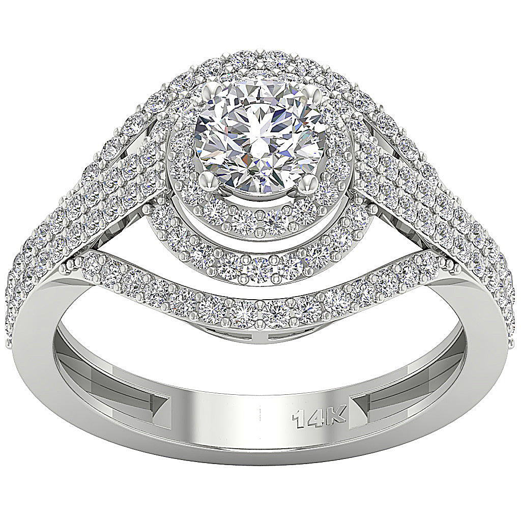 DesignerSolitaire14kWhiteGoldRingProngSet