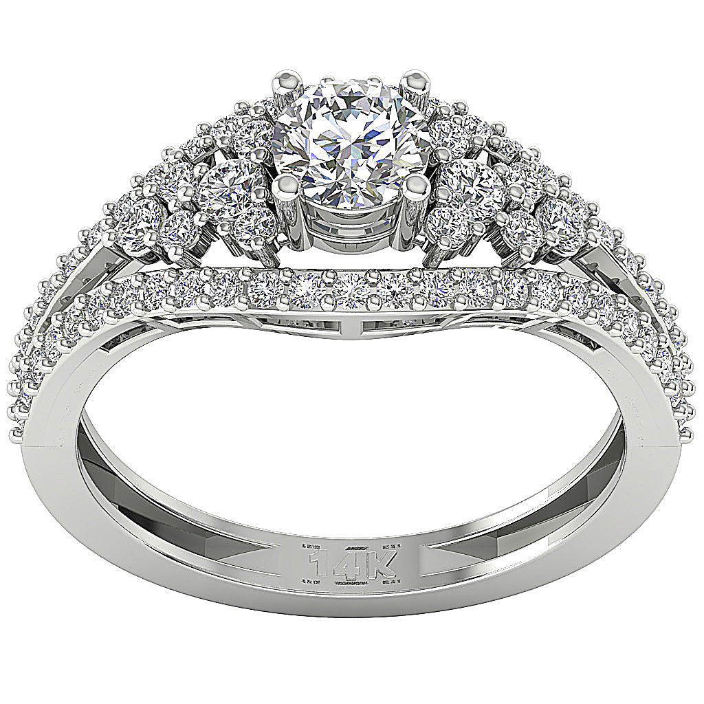 DesignerSolitaire14kWhiteGoldRingProngSet