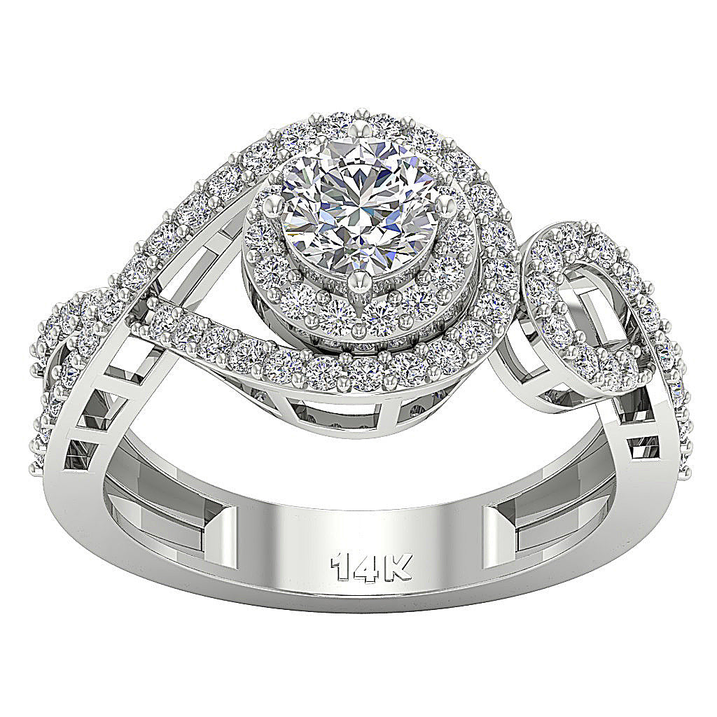 DesignerSolitaire14kSolidGoldRing