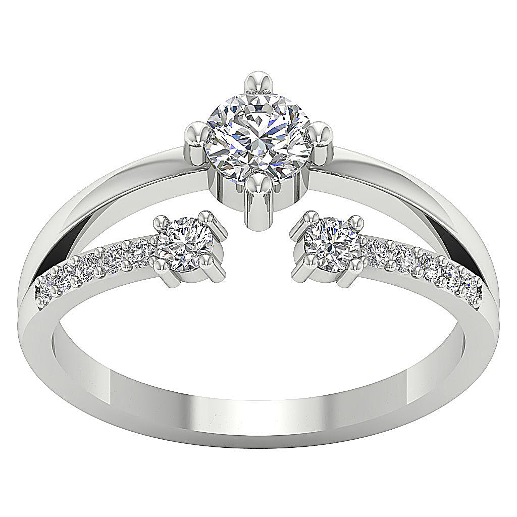 DesignerSolitaire14kSolidGoldRing