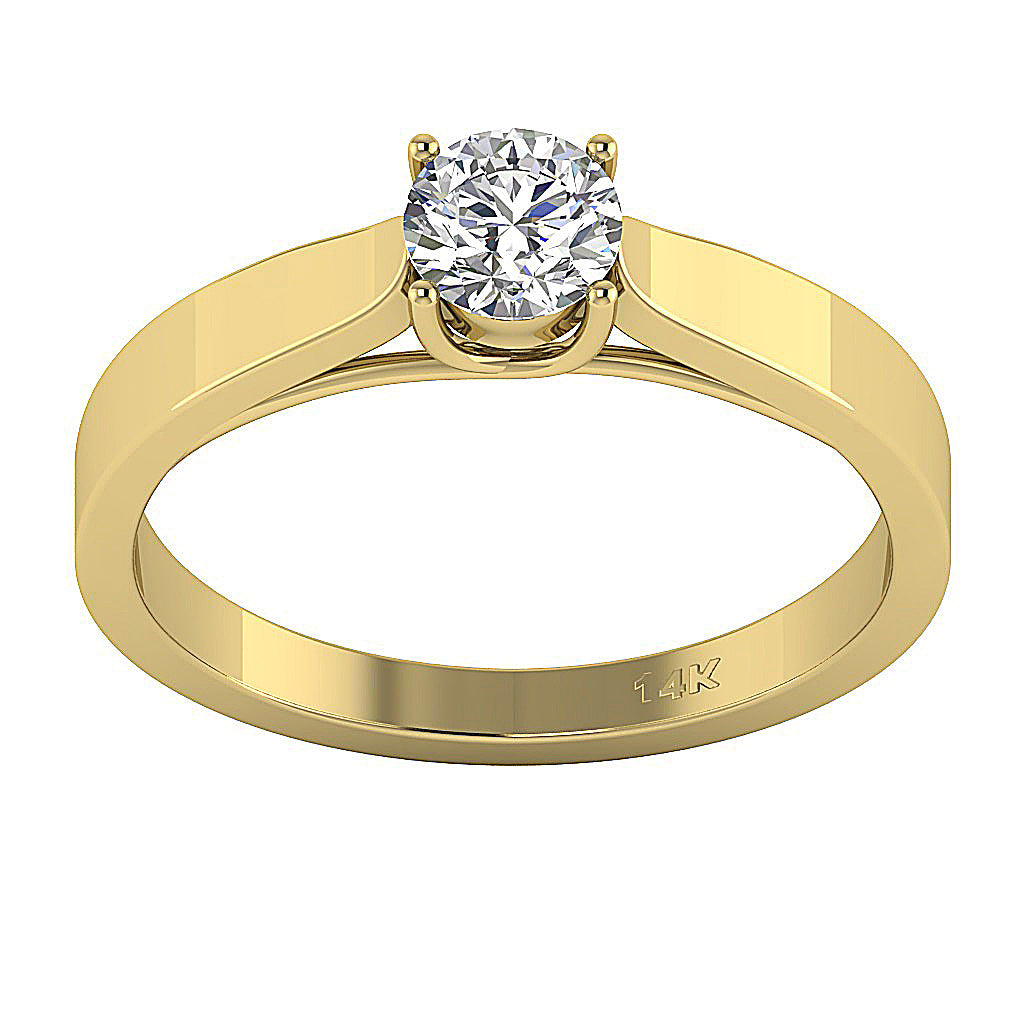 DesignerSolitaire14kYellowGoldRing