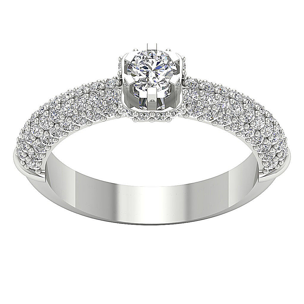 DesignerSolitaire14kSolidGoldRing