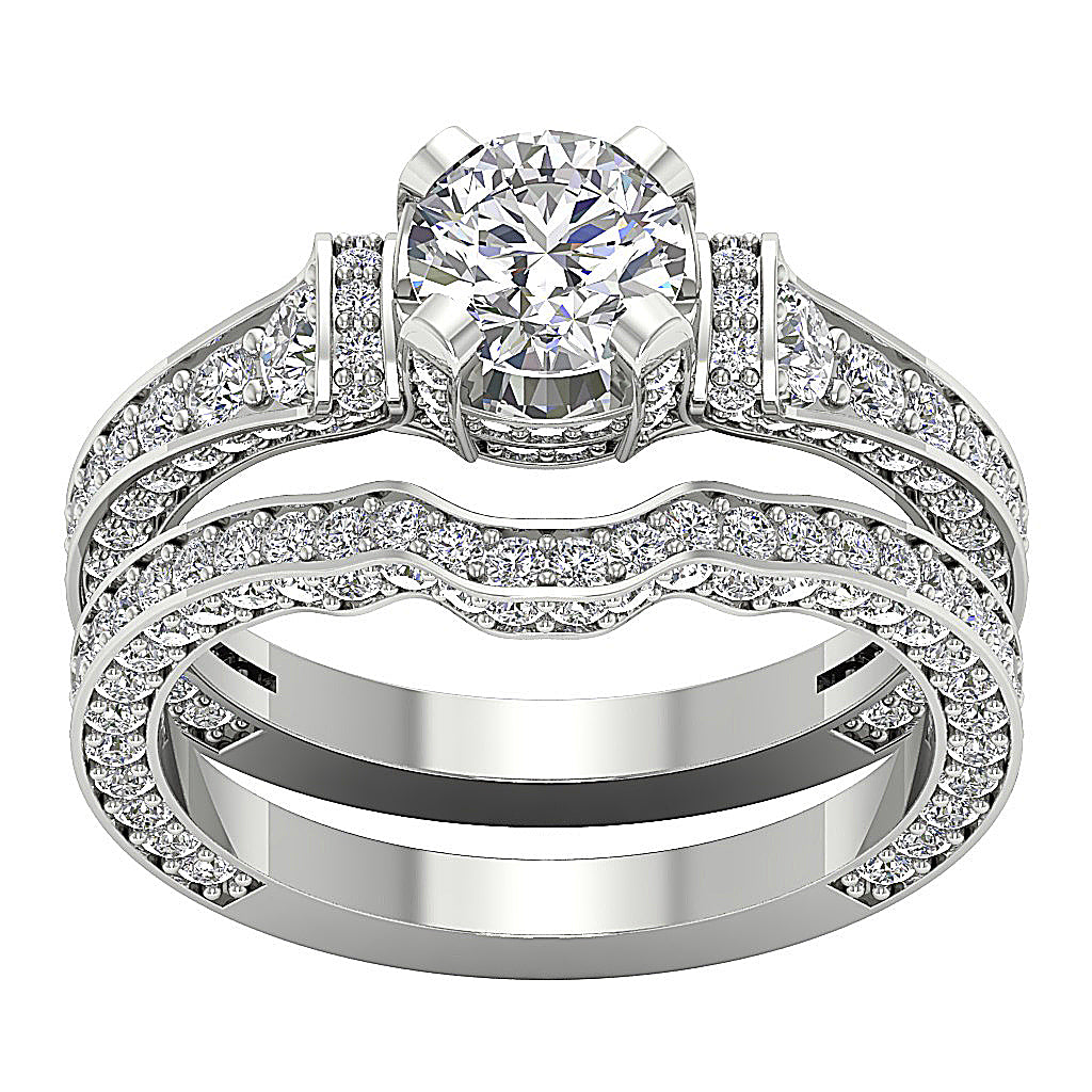 DesignerWeddingRing14kSolidGold