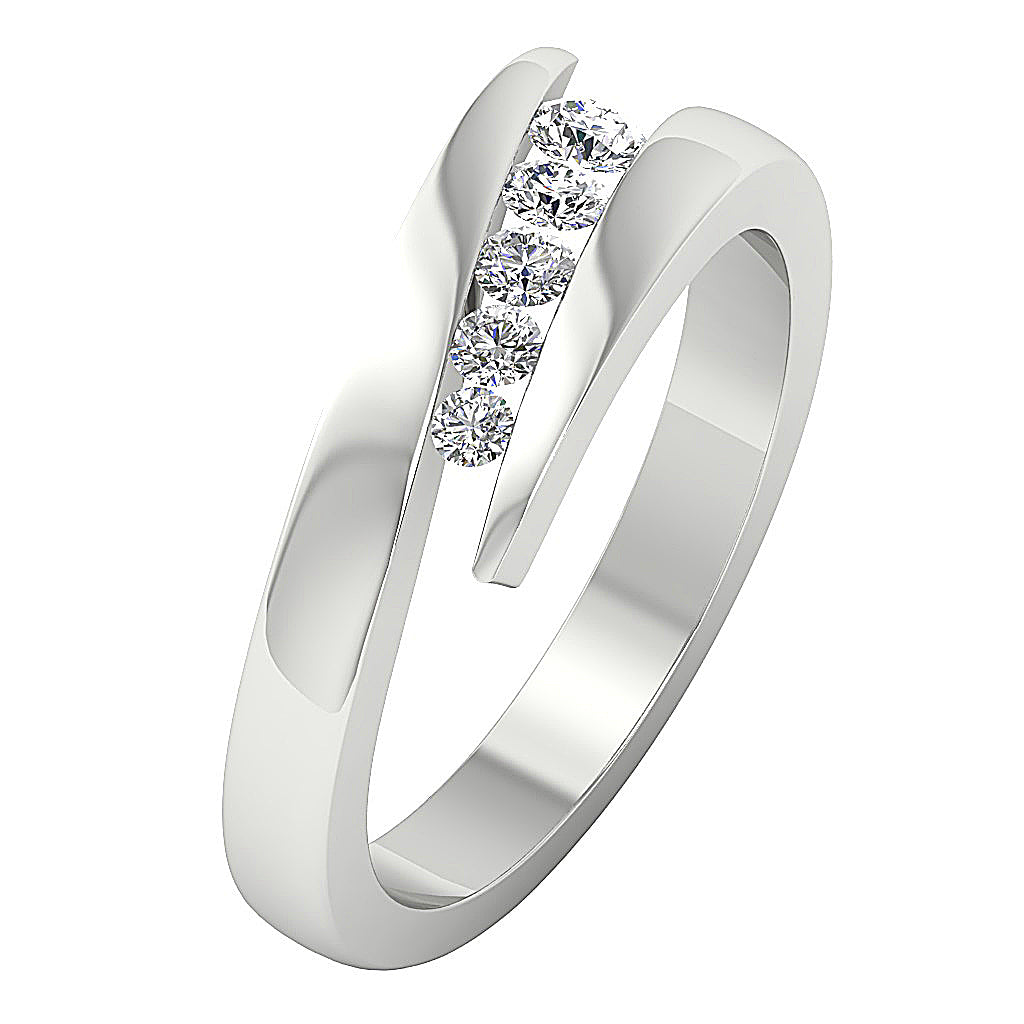 DesignerAnniversaryRing14kWhiteGold