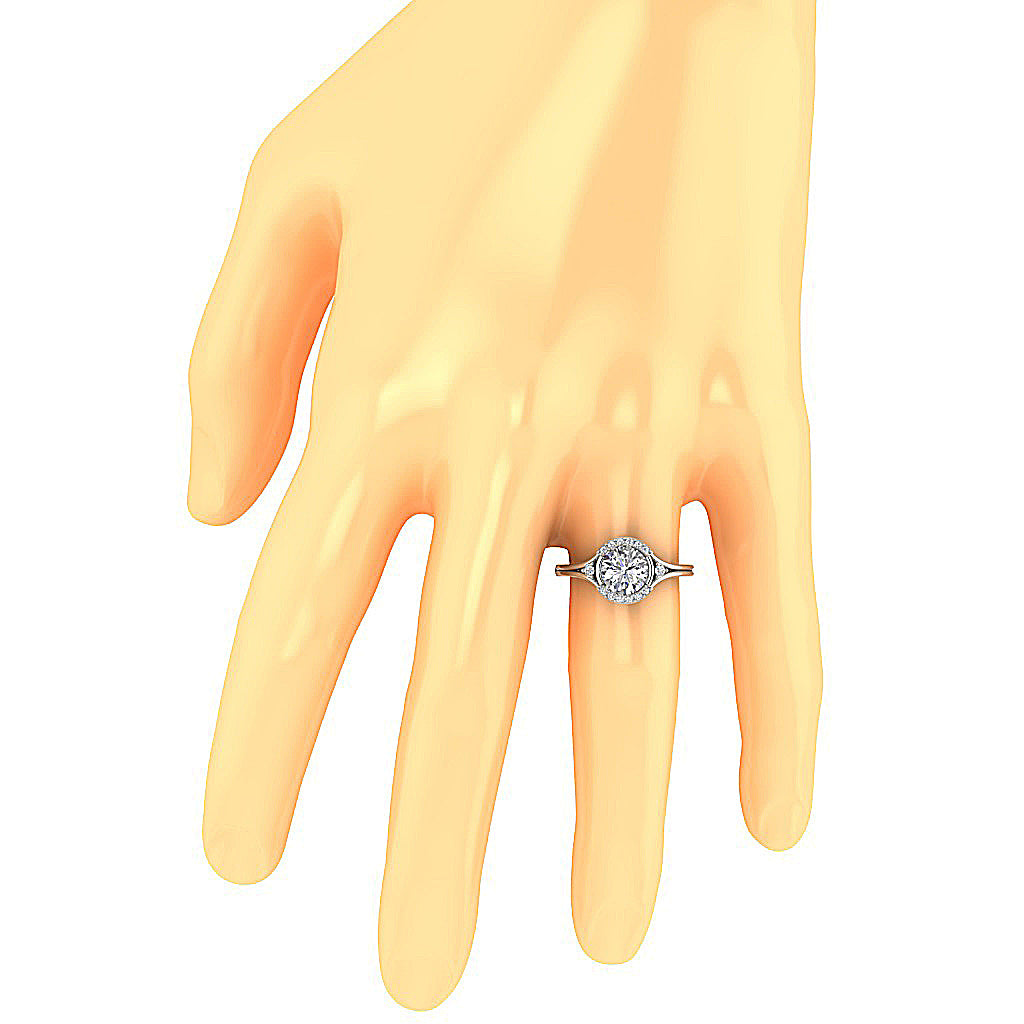 GenuineDiamondAnniversaryRingonFinger