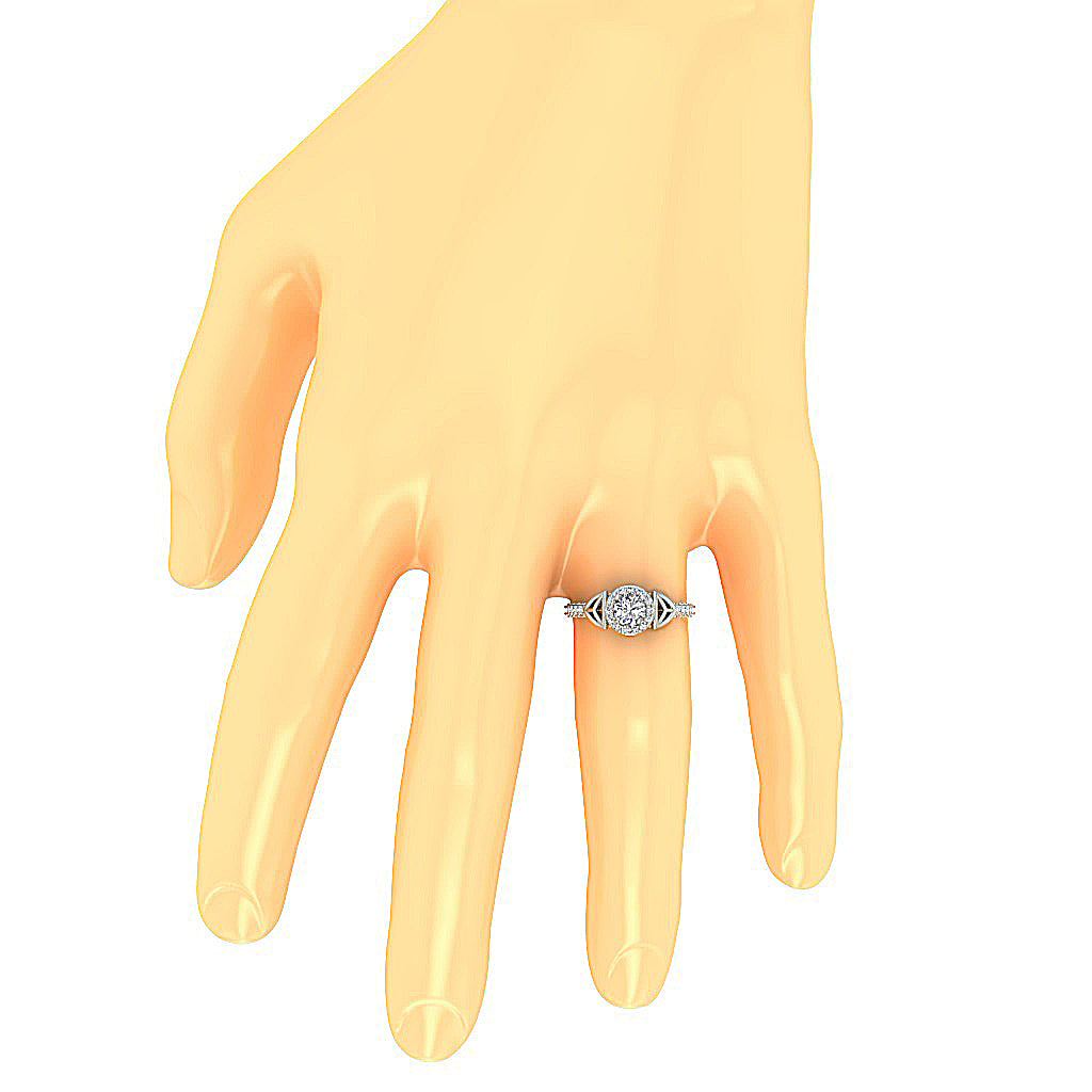 GenuineDiamondAnniversaryRingonFinger