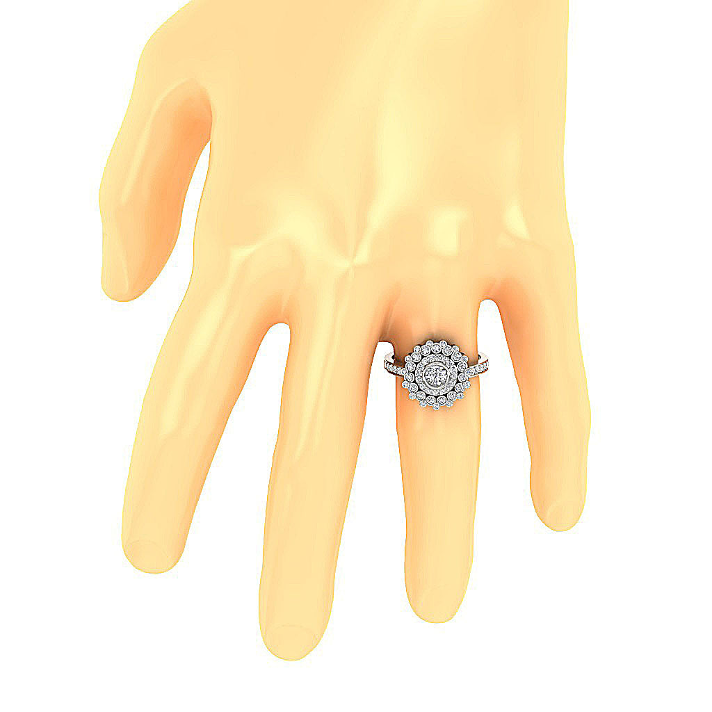 GenuineDiamondAnniversaryRingonFinger