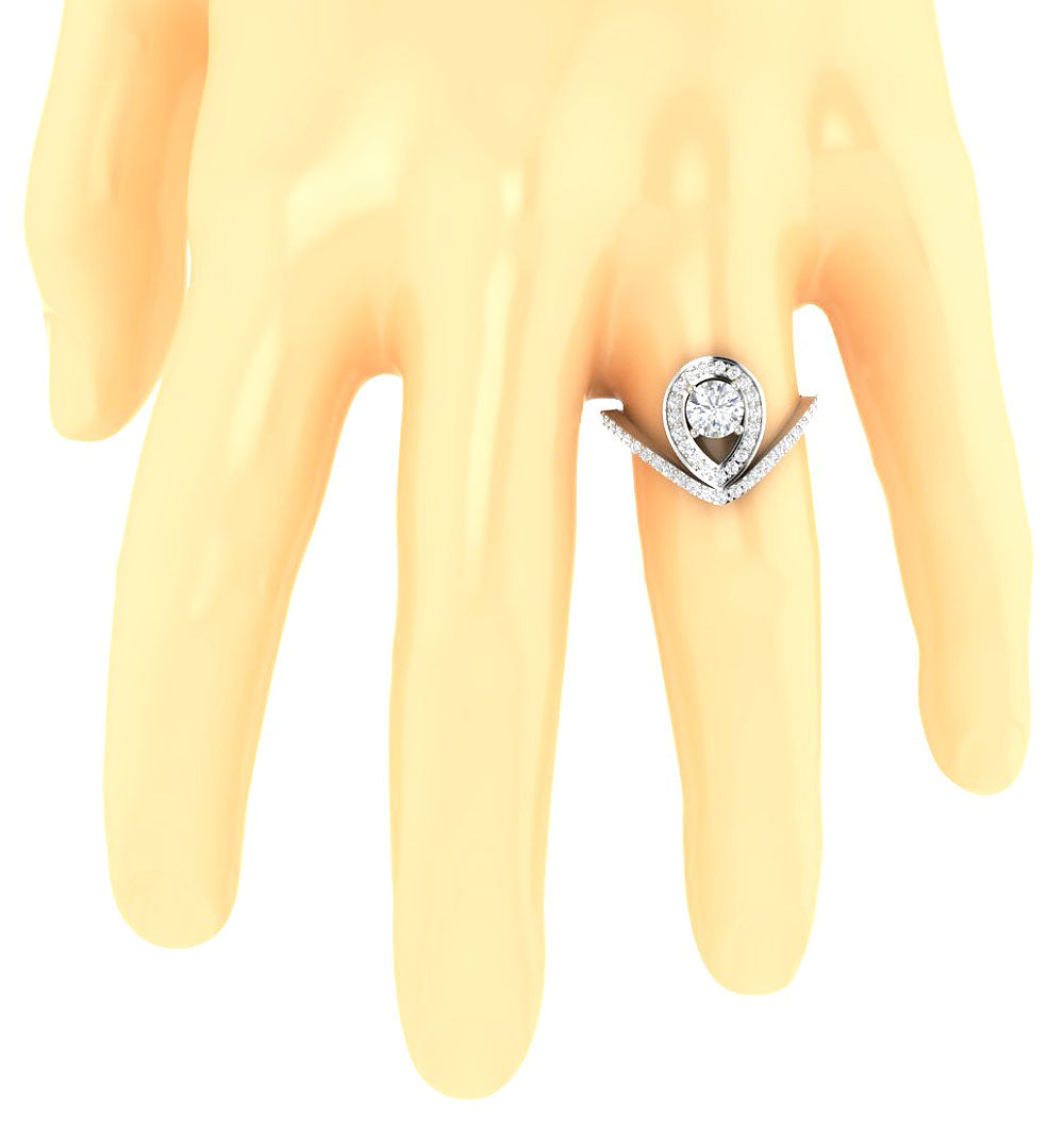 NaturalDiamondEngagementRingonFinger