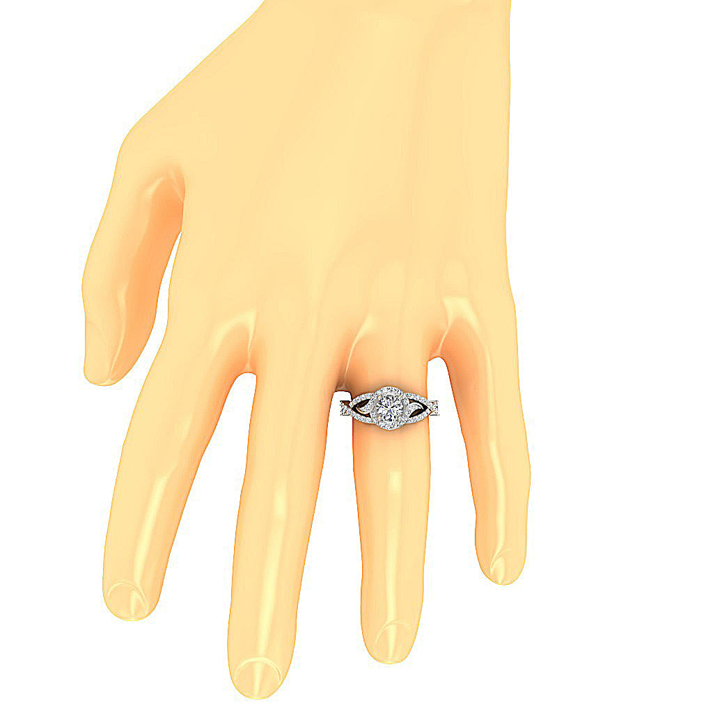 NaturalDiamondEngagementRingonFinger