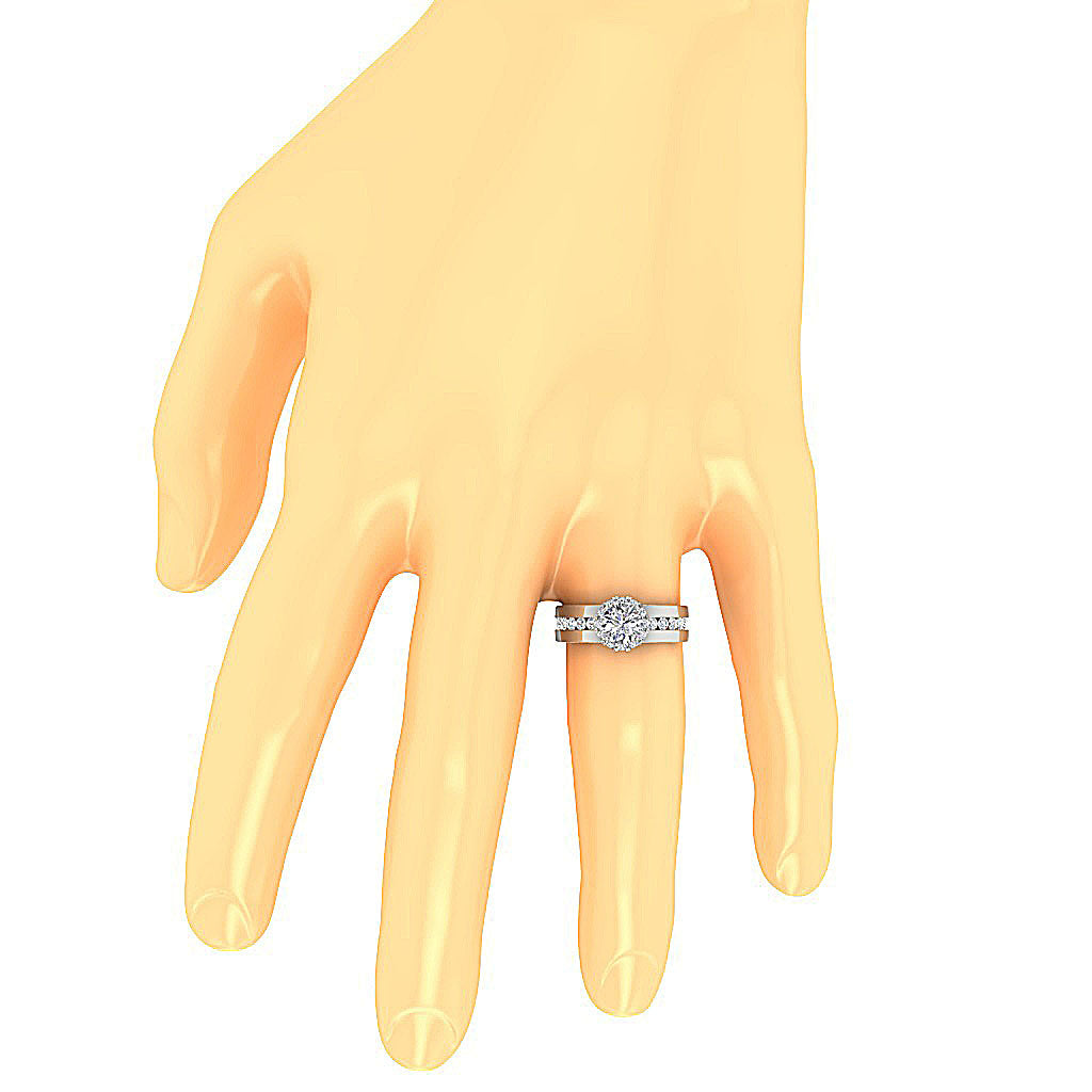 NaturalDiamondEngagementRingonFinger