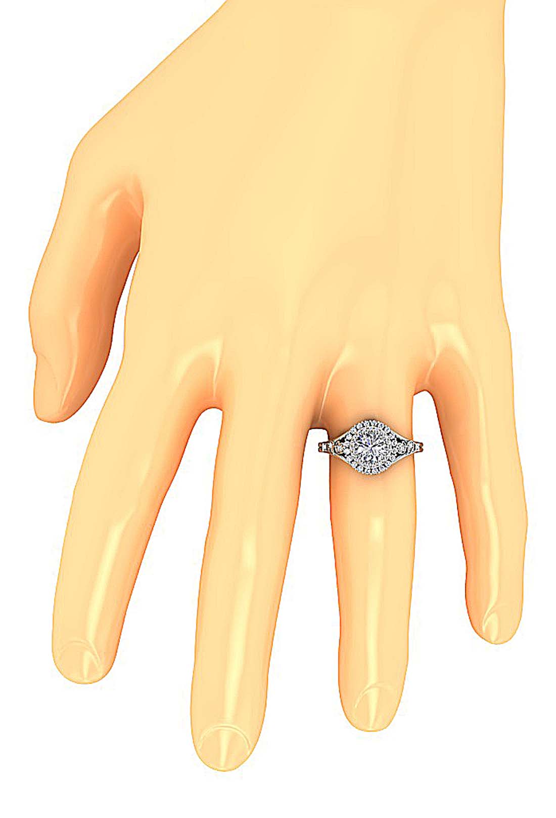 NaturalDiamondEngagementRingonFinger