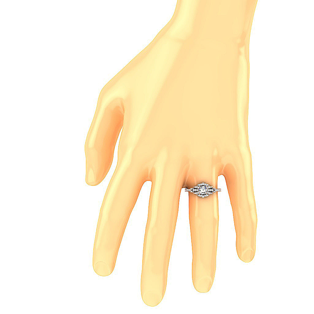 GenuineDiamondRingonFinger