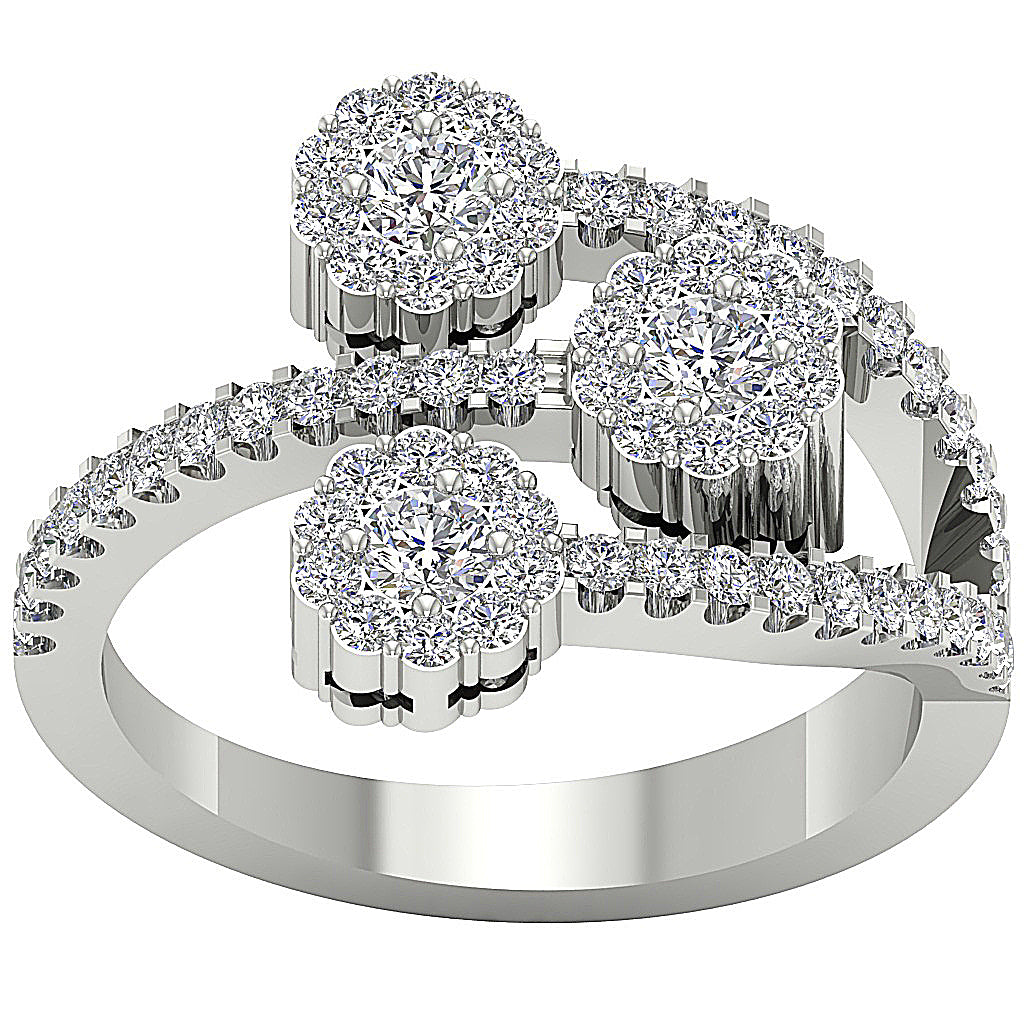 DiamondSolitaireEngagementRing14kWhiteGold