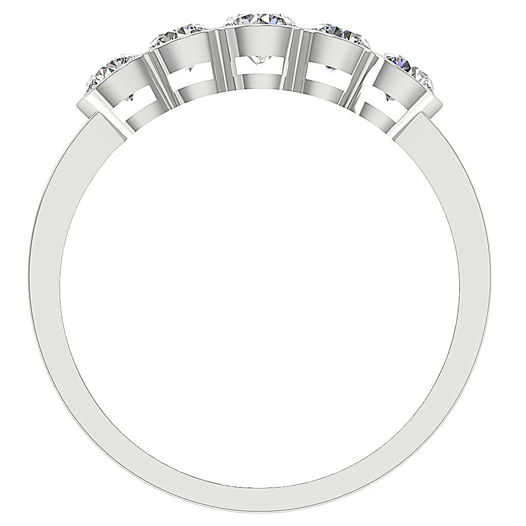 Diamond14kWhiteGoldRingFrontView