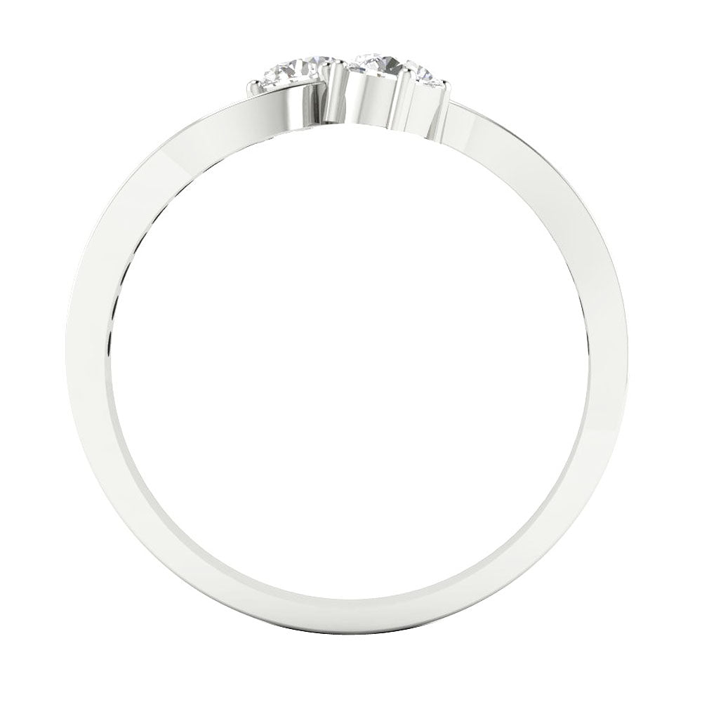 NaturalDiamondWhiteGoldRingFrontView