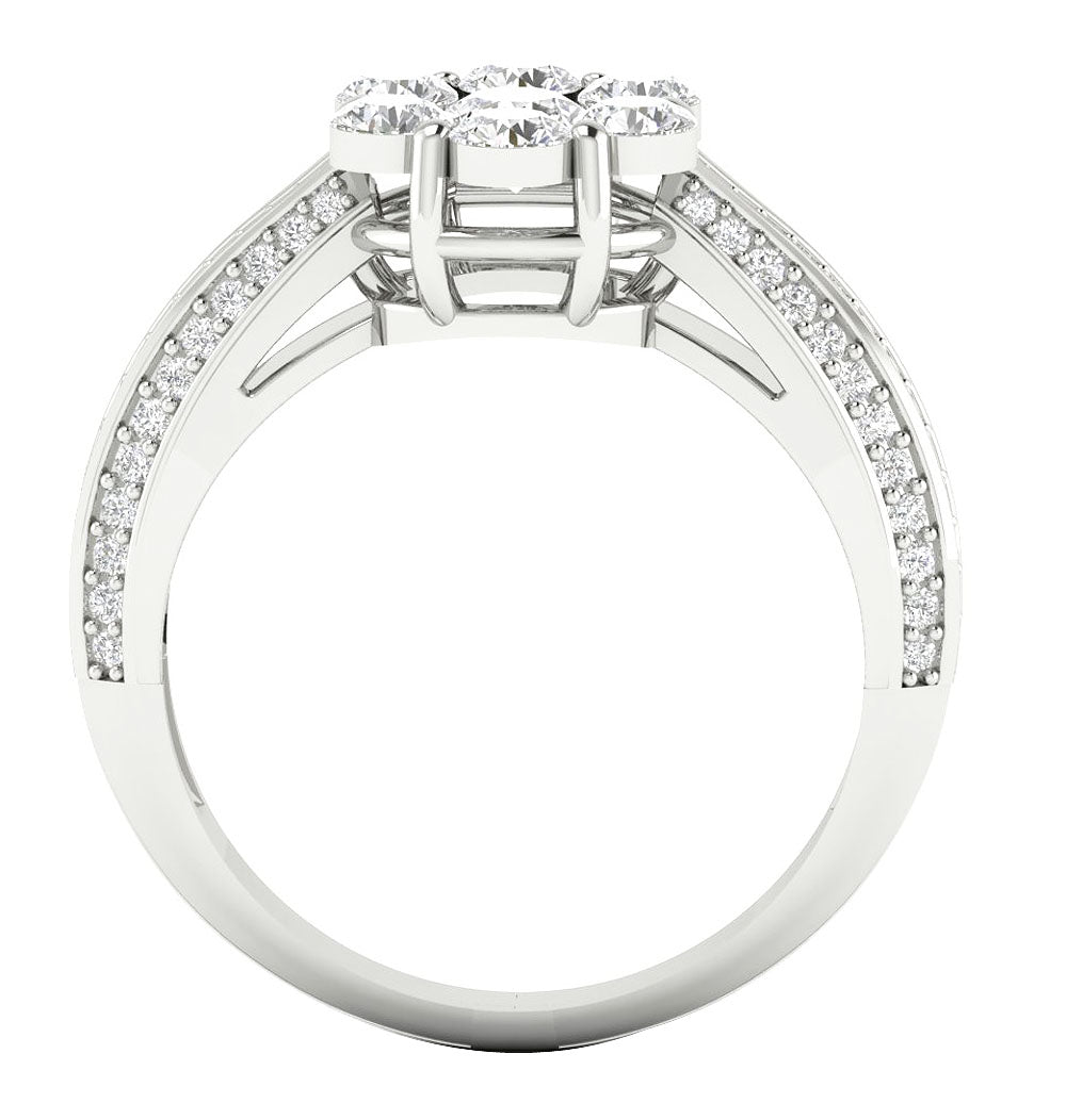 NaturalDiamondWhiteGoldRingFrontView