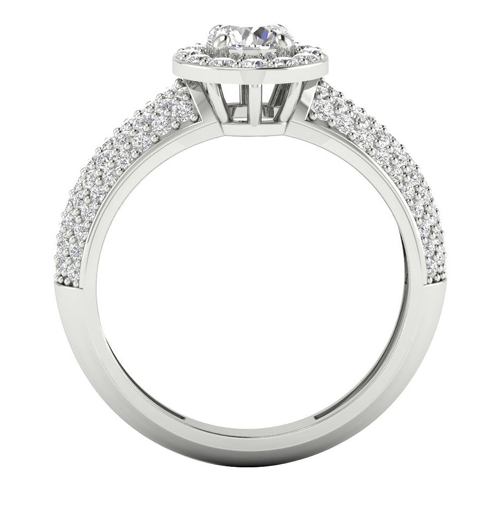 NaturalDiamondWhiteGoldRingFrontView