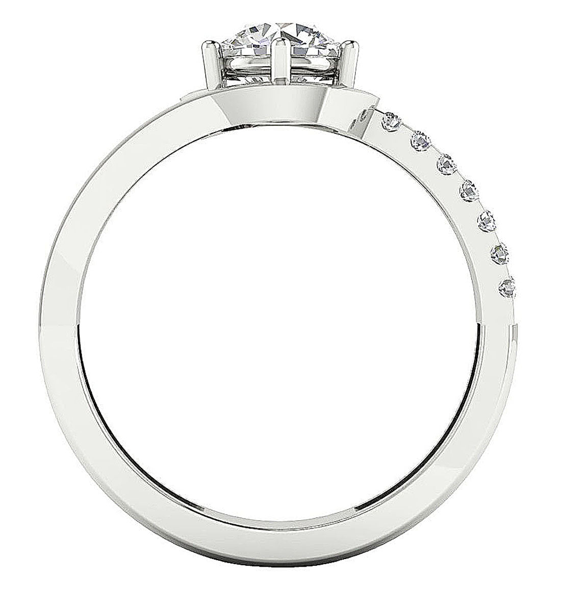 Diamond14kWhiteGoldRingFrontView