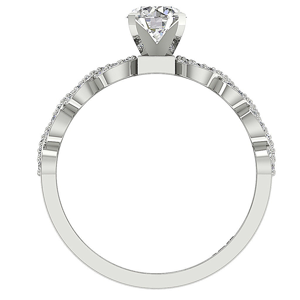 Diamond14kWhiteGoldRingFrontView