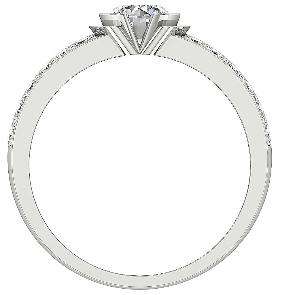 NaturalDiamondWhiteGoldRingFrontView
