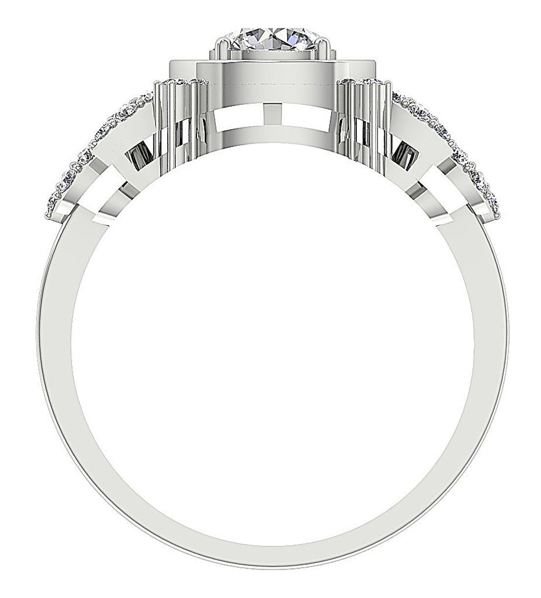 NaturalDiamondWhiteGoldRingFrontView