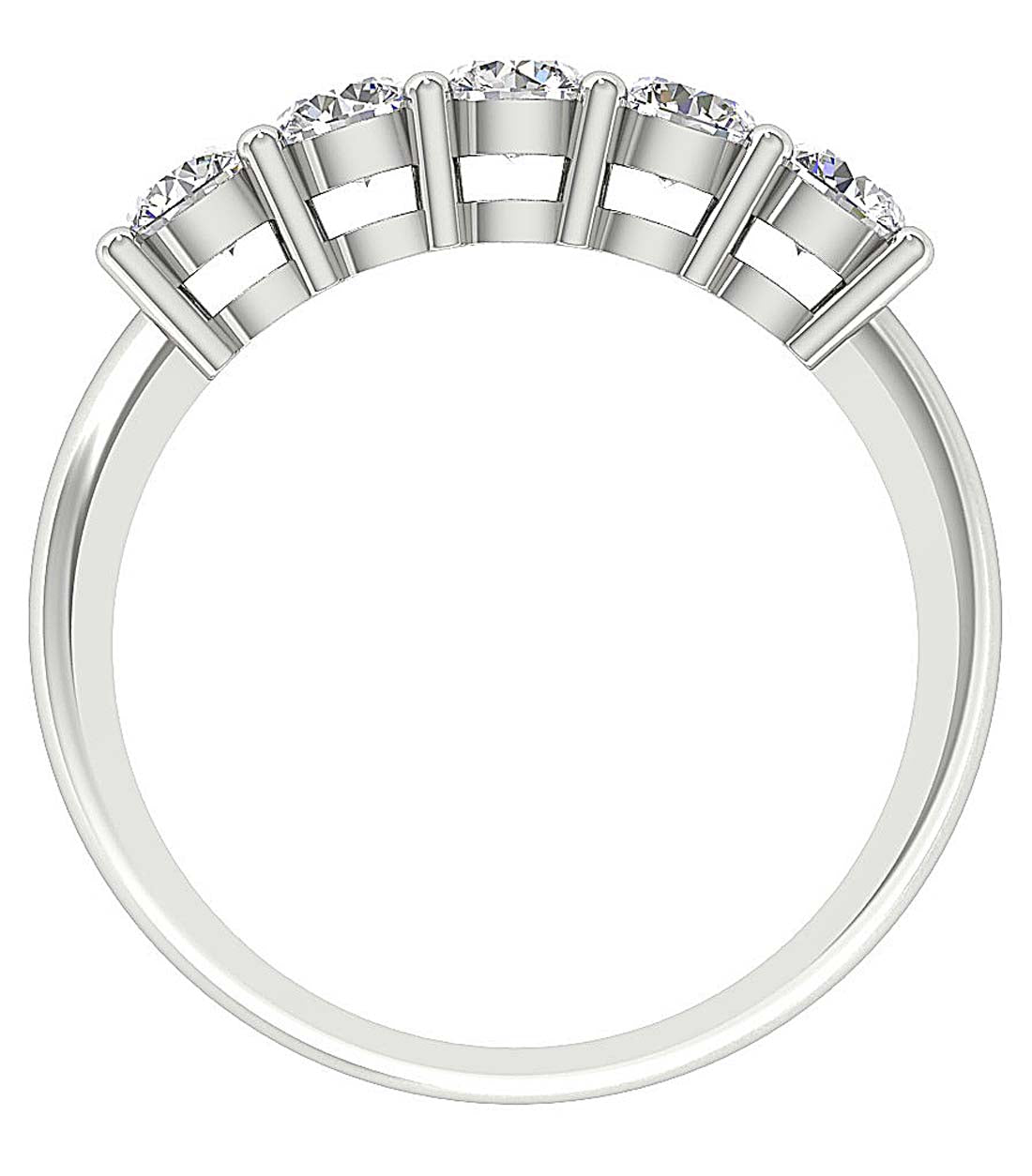 Diamond14kWhiteGoldRingFrontView