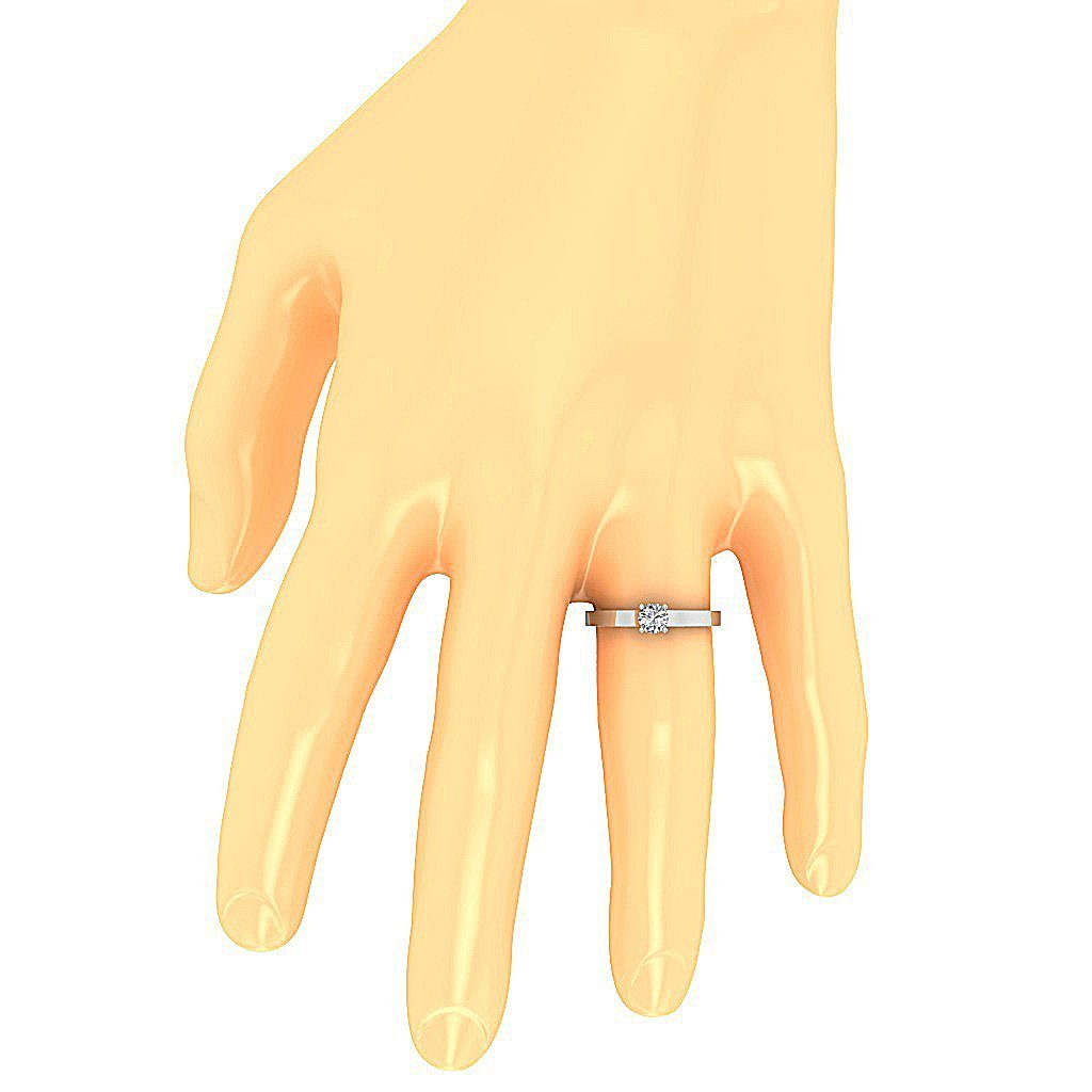 NaturalDiamondAnniversaryRingonFinger
