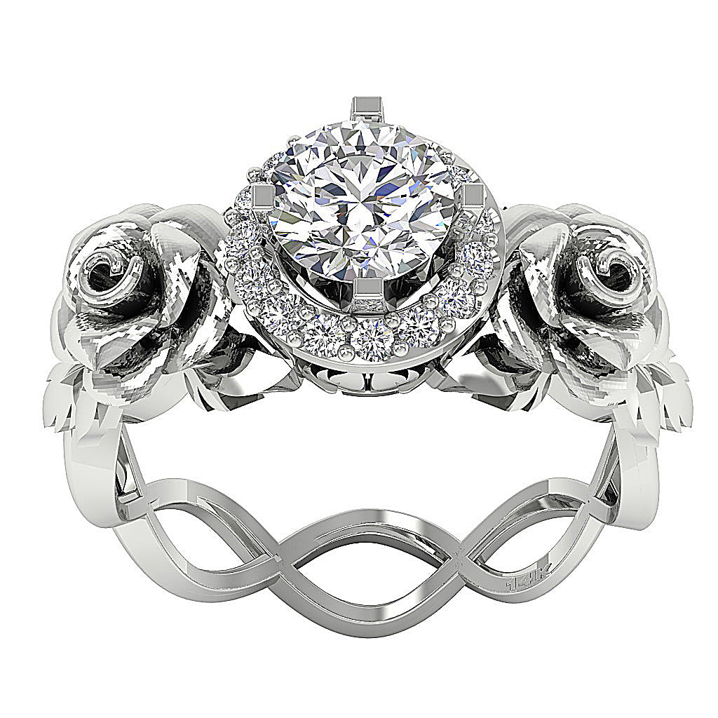 TopViewFlowerSolitaireDiamondRing