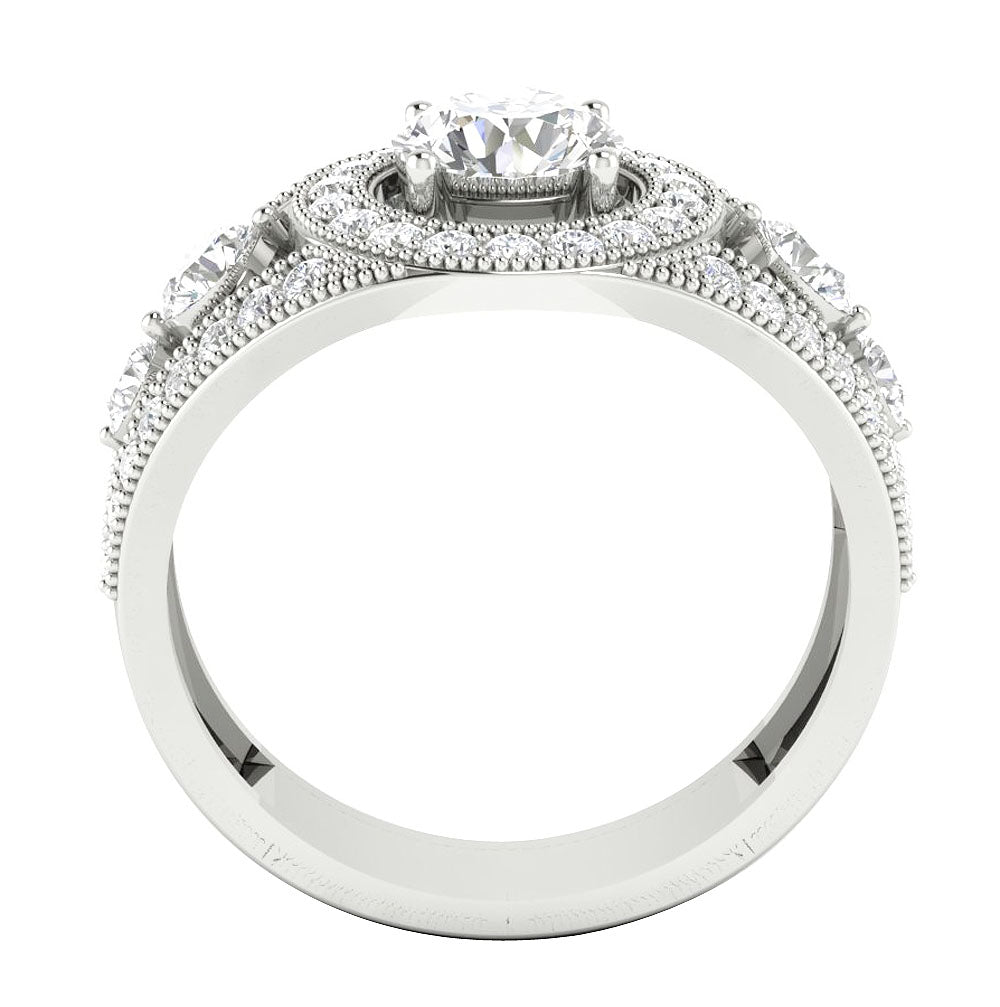 FrontViewDesignerRing14kGoldProngSet
