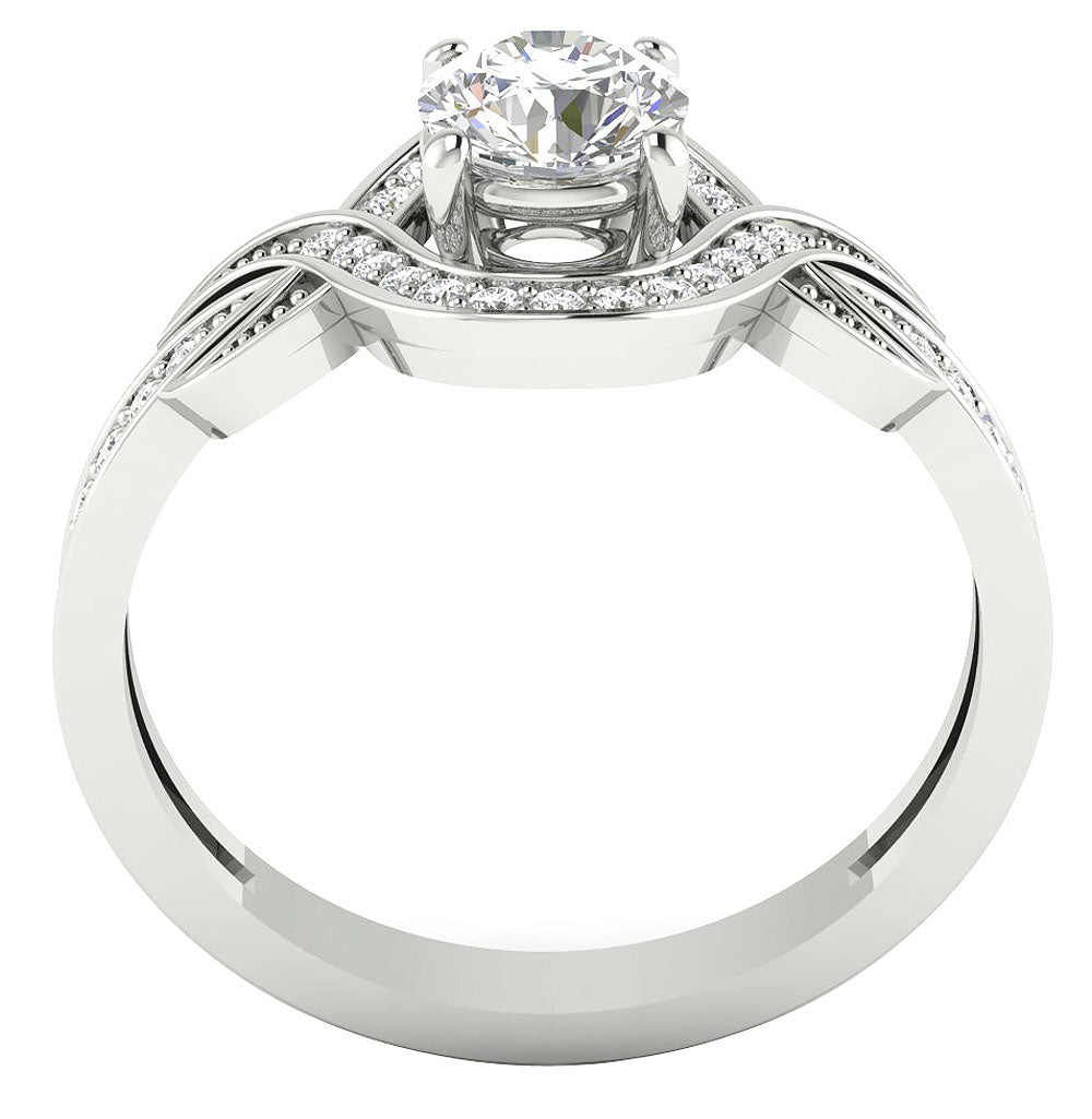 FrontViewDesignerRing14kGoldProngSet