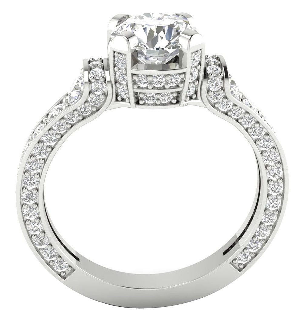 FrontViewDesignerRing14kGoldProngSet