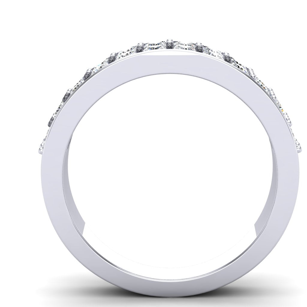 FrontViewNaturalDiamondRingProngSet