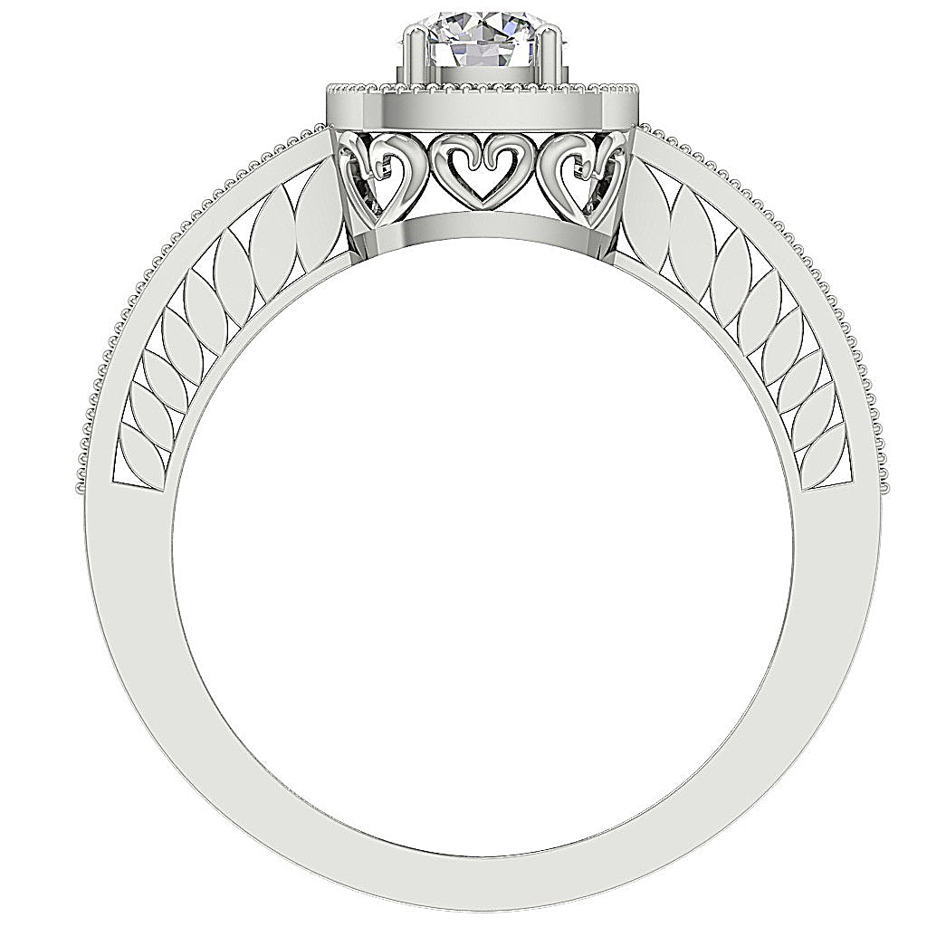 FrontViewGenuineCutDiamondRing